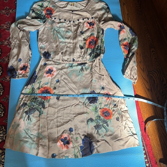 Antropologie LEIFSDOTTIR 100% silk dress, size Zero - Picture 11 of 16
